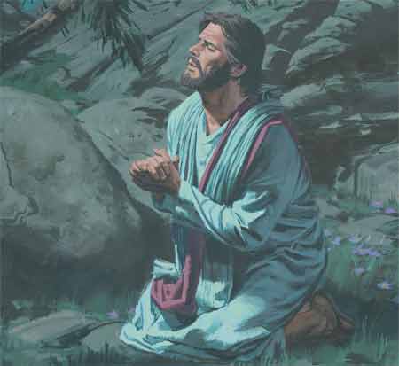 jesus in the garden