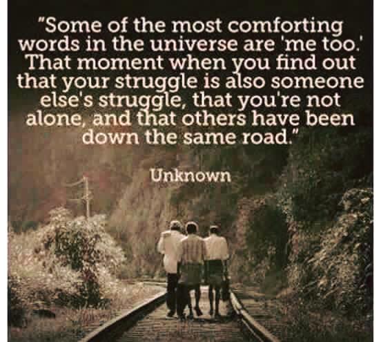 me too sharing the path