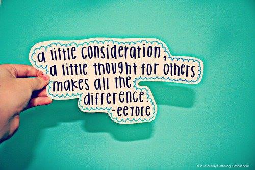 a little consideration eeyore