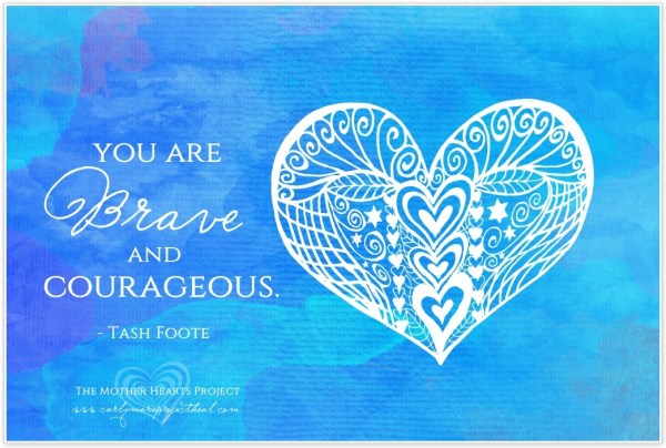 international bereaved mothers heart brave and courageous