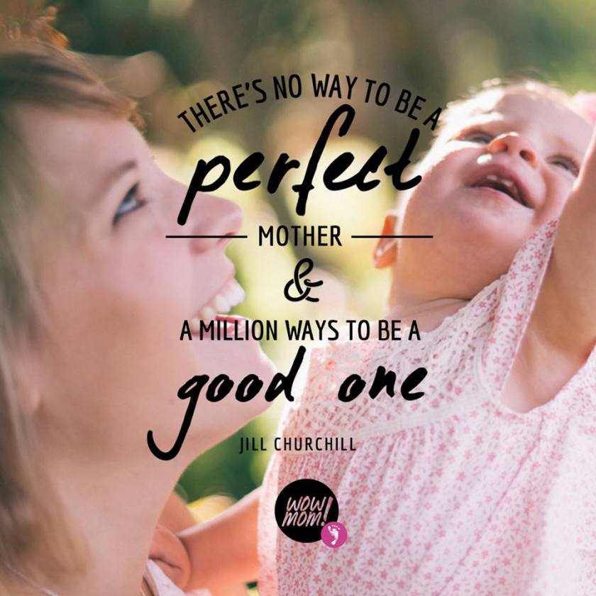 no way to be a perfect mother child in arms