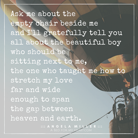 ask me about the empty chair