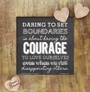 daring to set boundaries brene brown