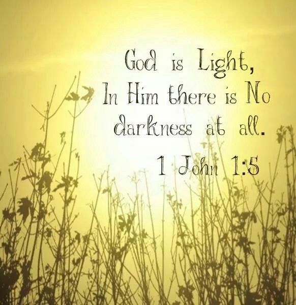 in him is no darkness