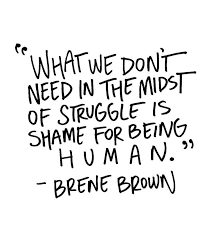 shame for being human