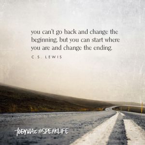 cant change the beginning but can change the ending