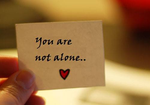 you are not alone