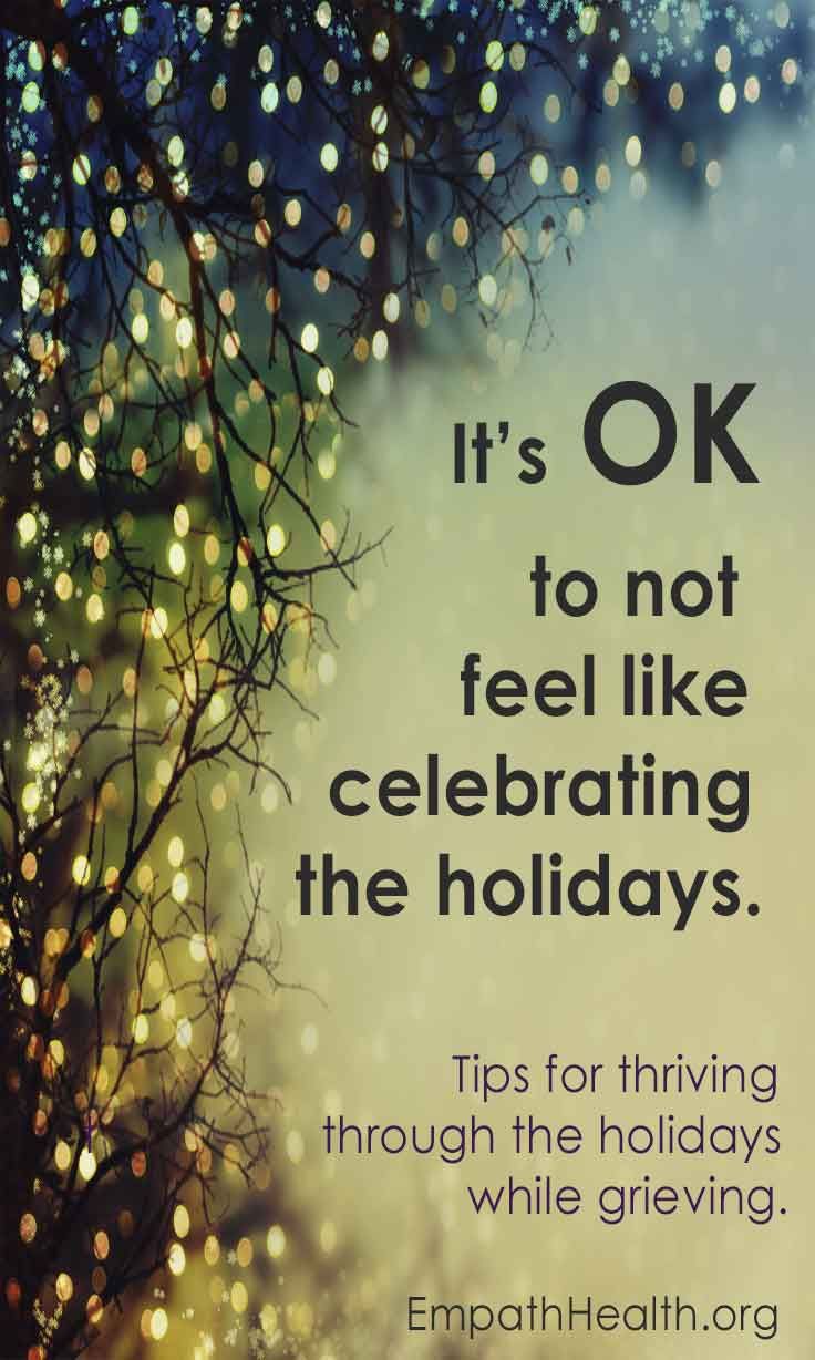 its ok to not feel like celebrating christmas