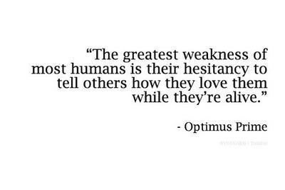 greatest weakness of humans optimus prime