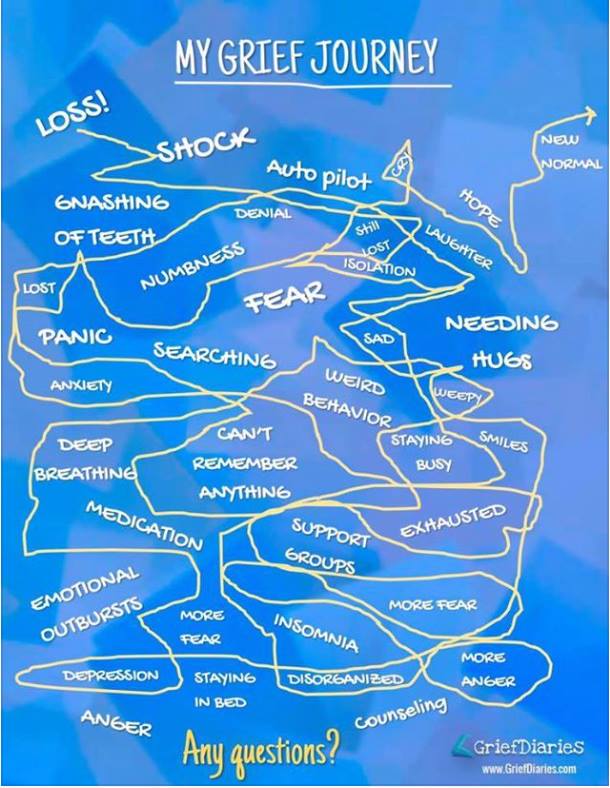 my grief journey scribble and bumps from wes lake