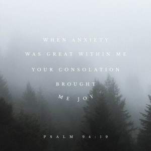 when anxiety was strong