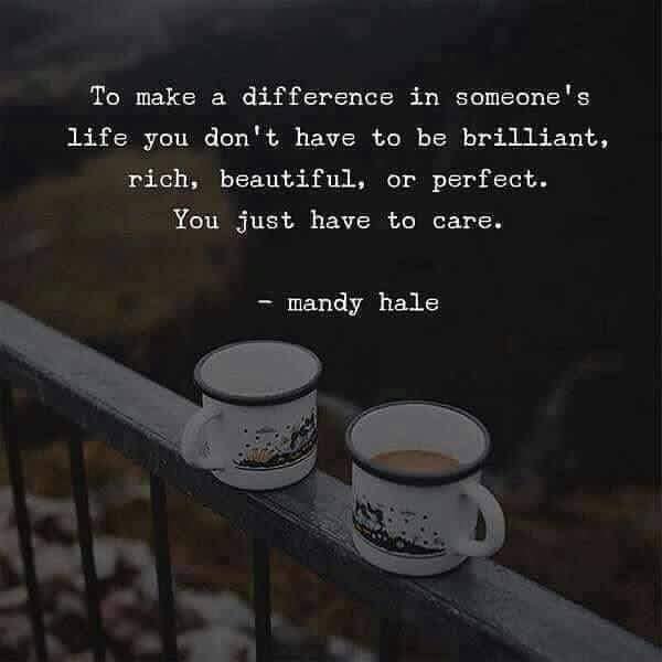 all you have to do is care coffee cups