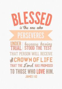 blessed is the one who perseveres