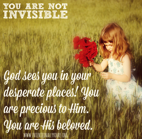god sees you in your desperate places