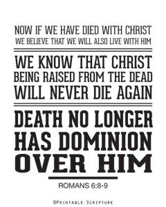 if we died with christ we will be raised with him