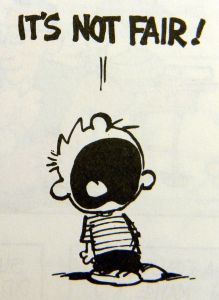 its not fair peanuts