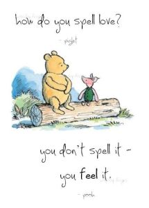 winnie the pooh feel love