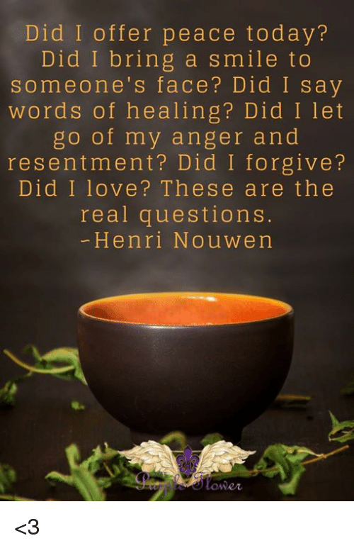 did I offer peace bowl brown