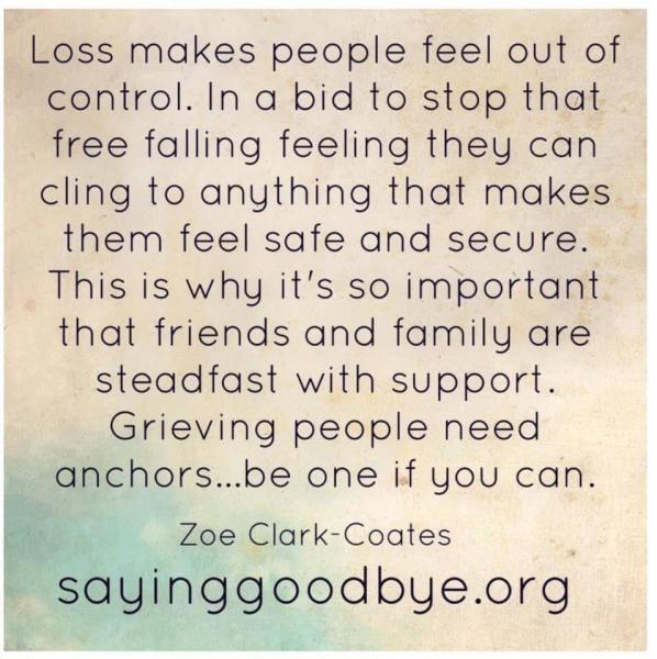 loss makes people feel out of control