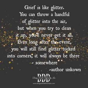 grief is like glitter