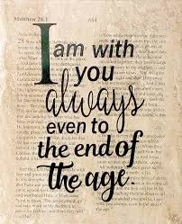 Image result for matthew 28:20 image