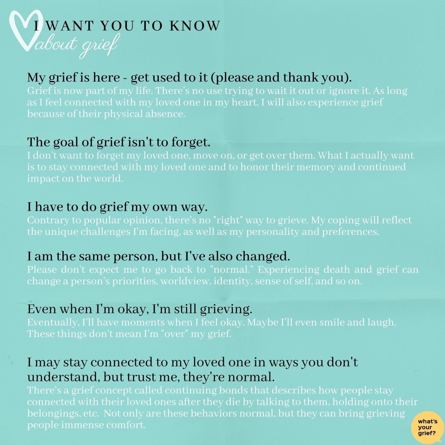 What I’d Like You To Know About Grief – thelifeididntchoose