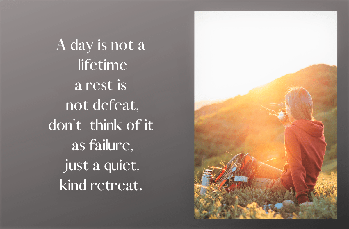 Rest Is Not&nbsp;Defeat
